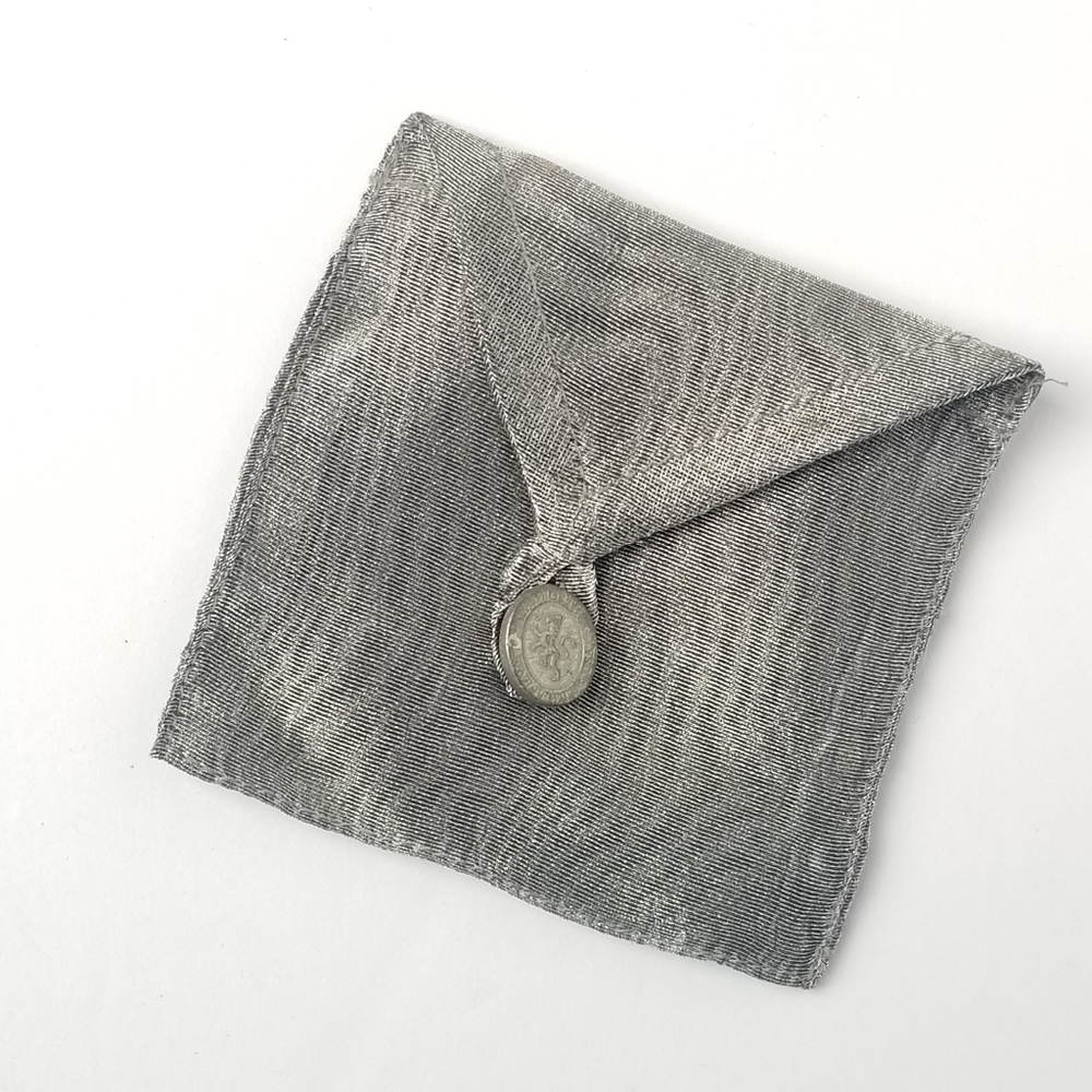 Euc Danforth Pewter Hand Pocket Mirror - image 7